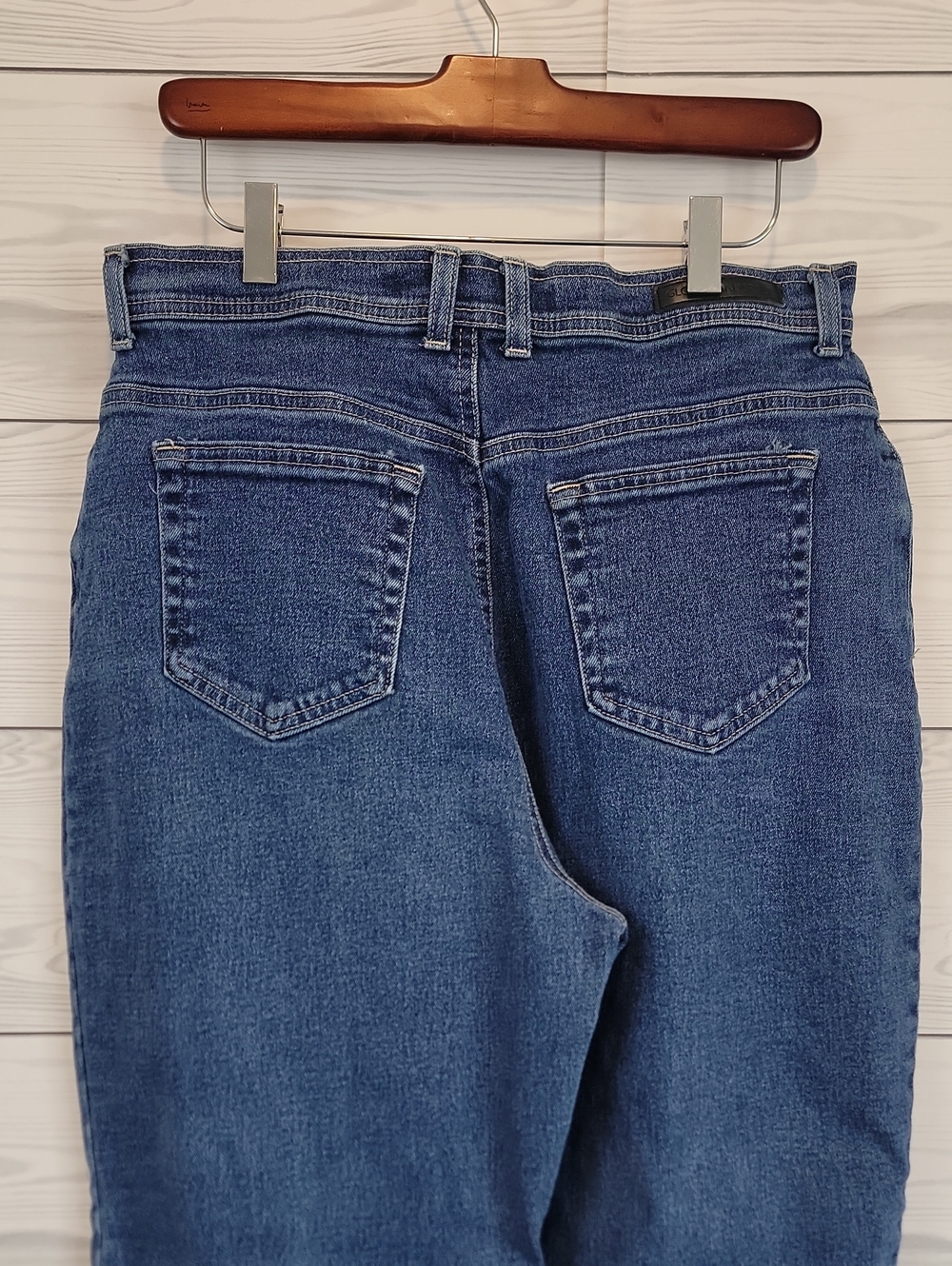 Gloria Vanderbilt Vintage Red Label Blue Denim Jeans Womens Size 14 Waist 31"X27 - Picture 5 of 13